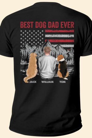 Best Dog Dad Ever - Personalized Shirt