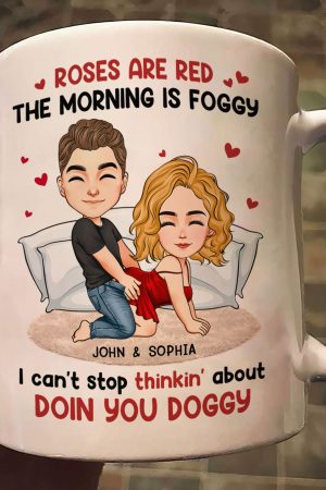 Can't Stop Thinkin' About Doin You Doggy - Personalized Mug