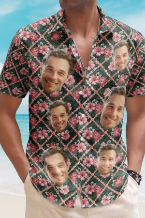 Custom Face Funny Photo For Family, Friends, Pet Lovers - Custom Photo Hawaiian Shirt