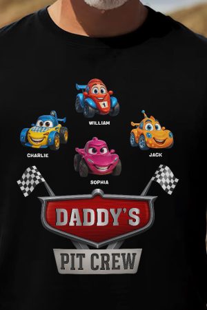 Daddy's Pit Crew - PersonalizedOne Size Shirt