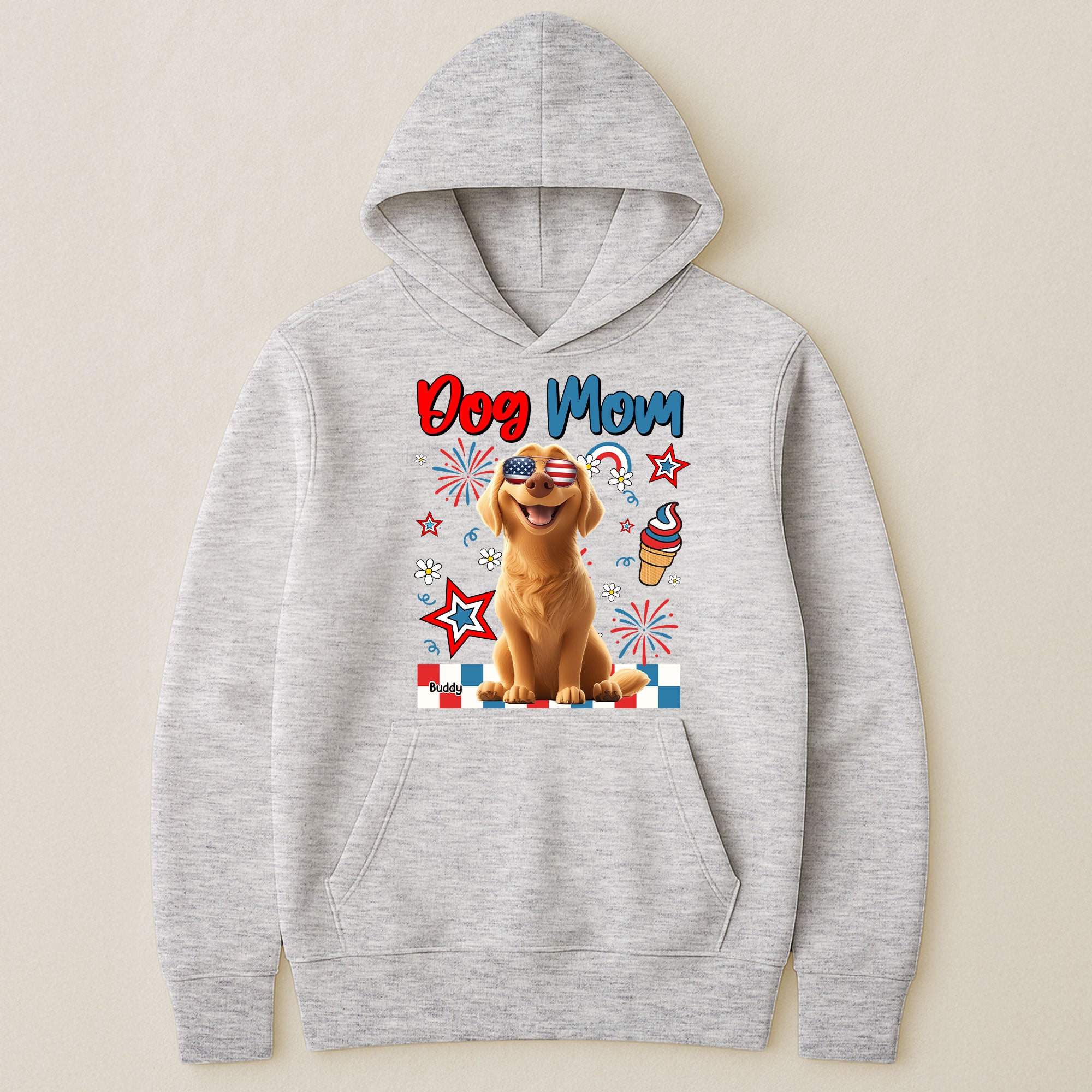 Dog Mom - Independence Day - PersonalizedOne Size Shirt - Image 5