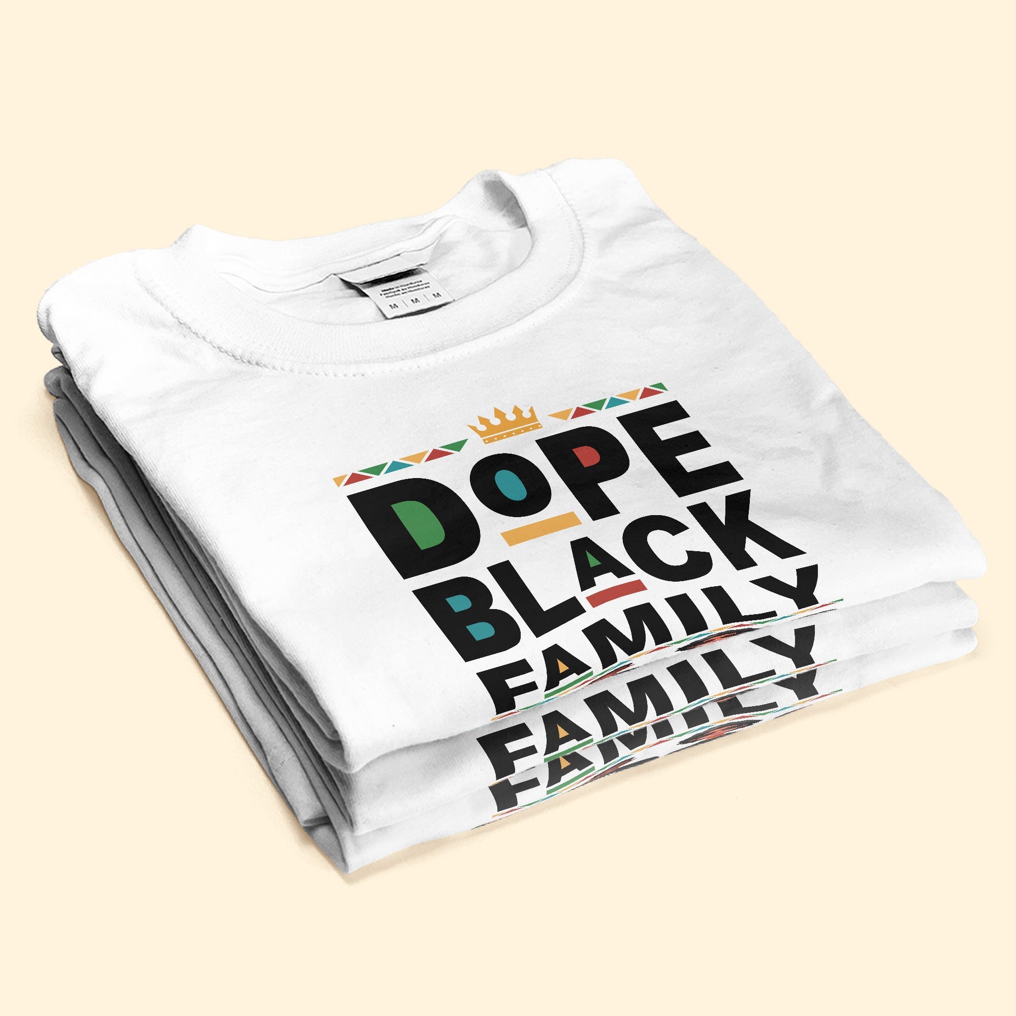 Dope Black Family - PersonalizedOne Size Shirt - Image 3