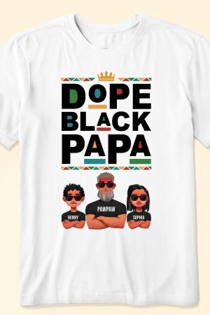 Dope Black Grandparents - PersonalizedOne Size Shirt