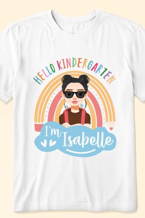 Hello Kindergarten - Personalized Shirt