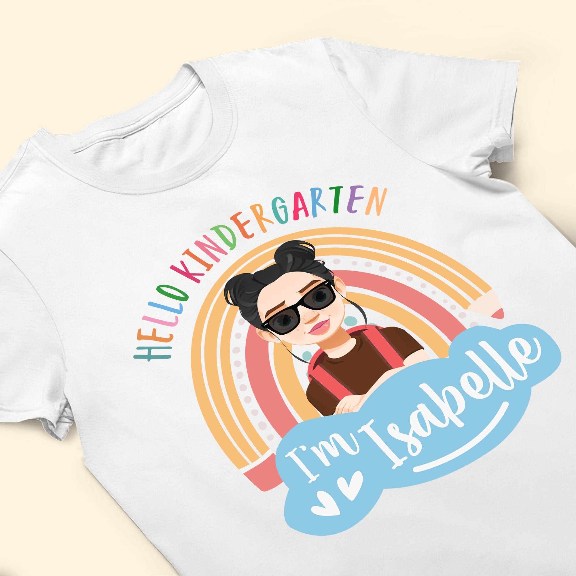 Hello Kindergarten - Personalized Shirt - Image 3