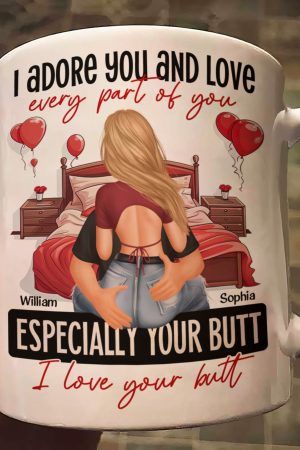I Love Your Butt - Personalized Mug