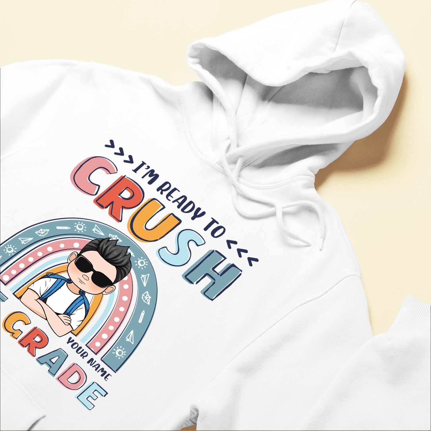 I'm Ready To Crush 1st Grade, Funny Custom Shirt, Preschool Gift For Kids - Image 5