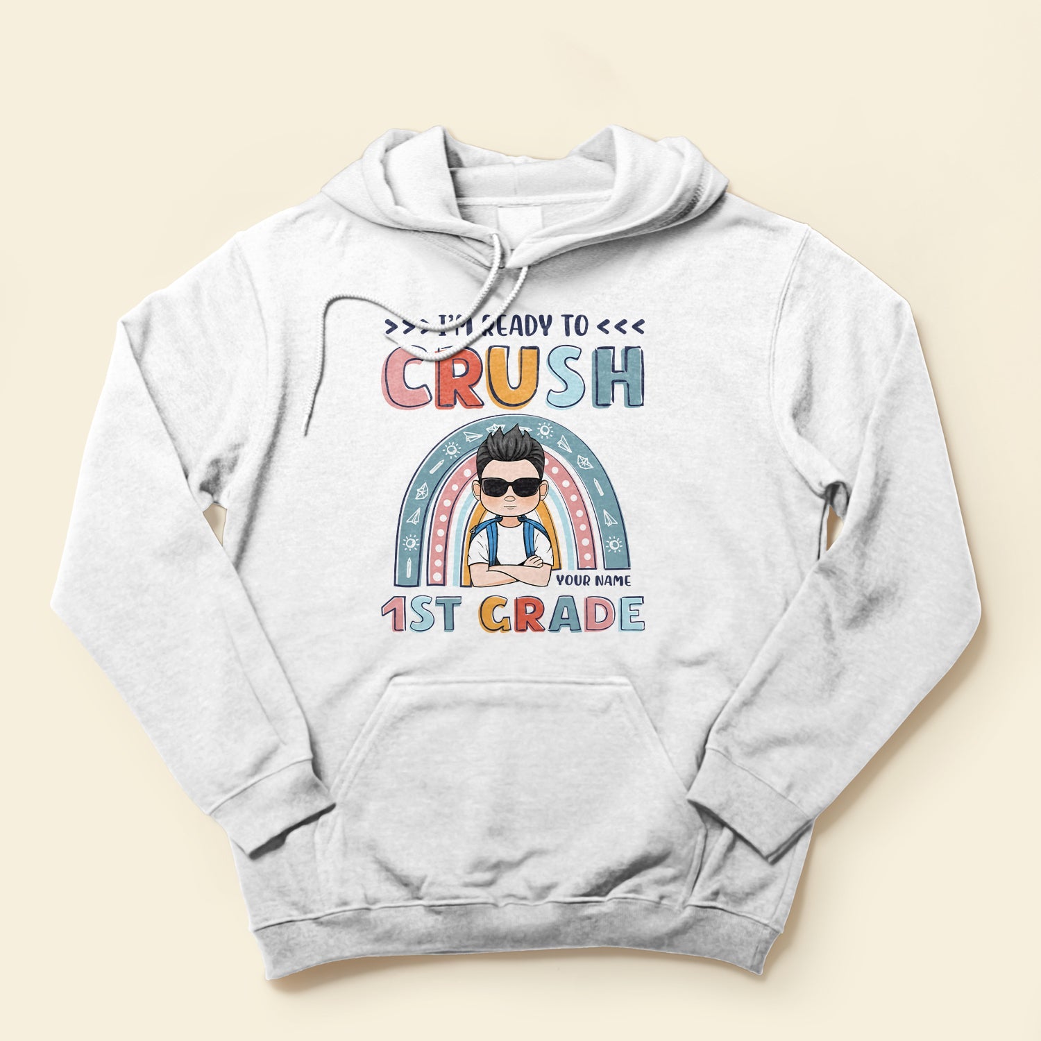 I'm Ready To Crush 1st Grade, Funny Custom Shirt, Preschool Gift For Kids - Image 4