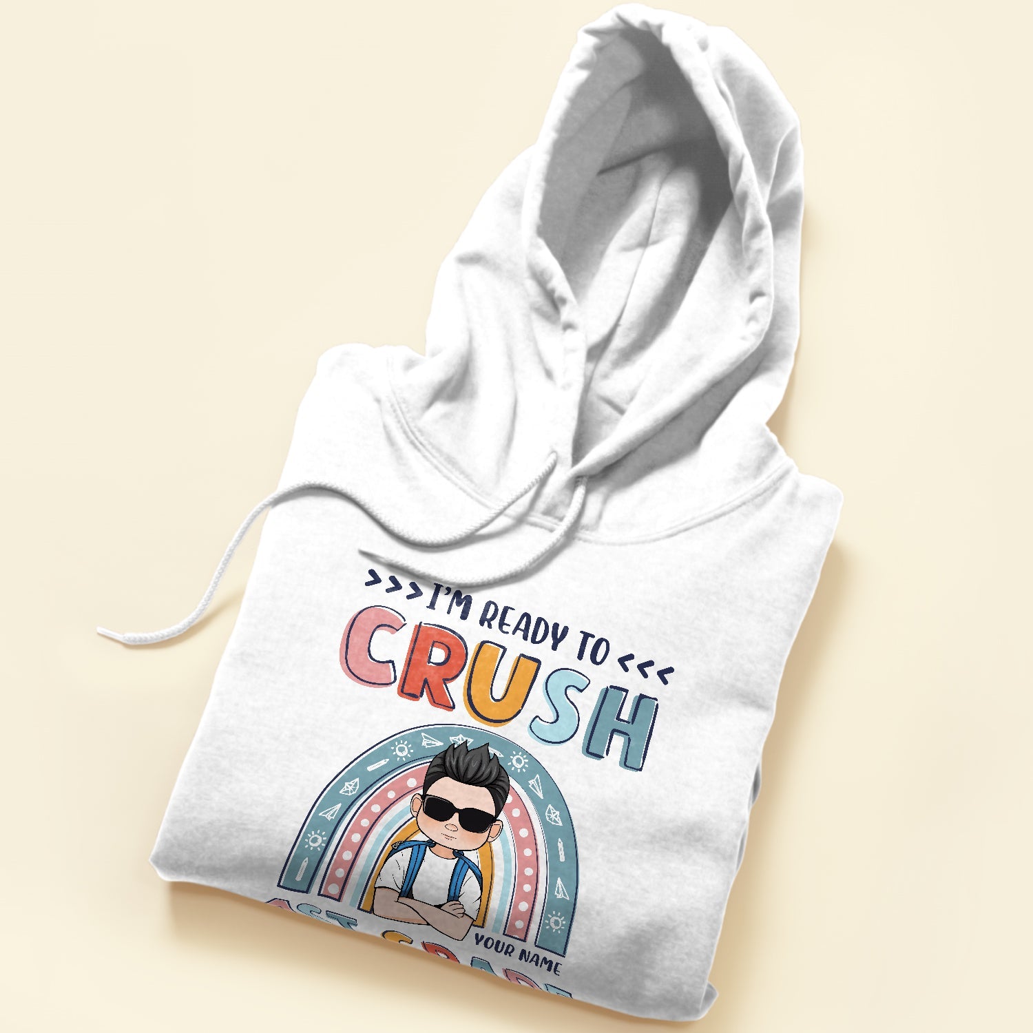 I'm Ready To Crush 1st Grade, Funny Custom Shirt, Preschool Gift For Kids - Image 6