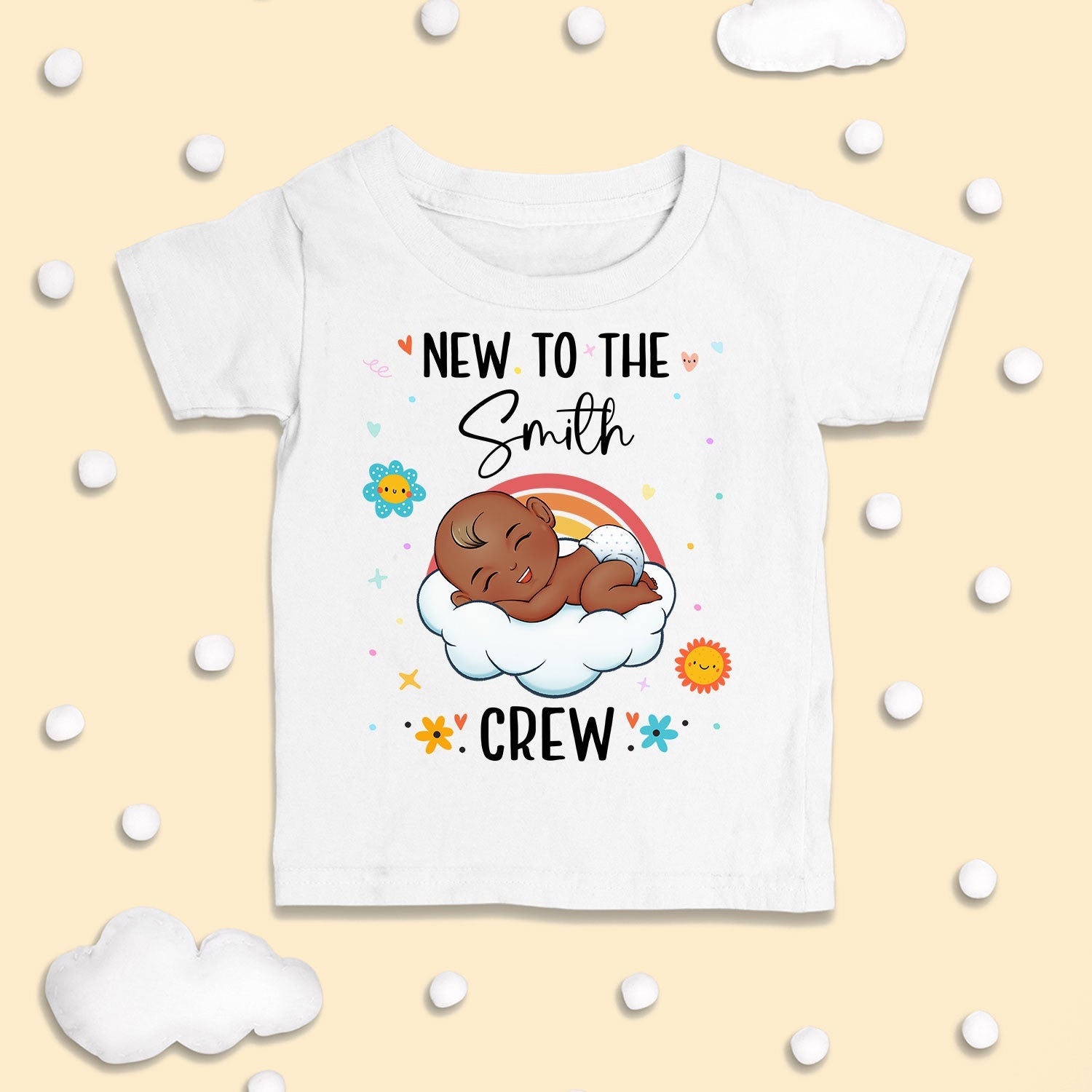 New To The Crew - Personalized Baby Onesie - Image 3