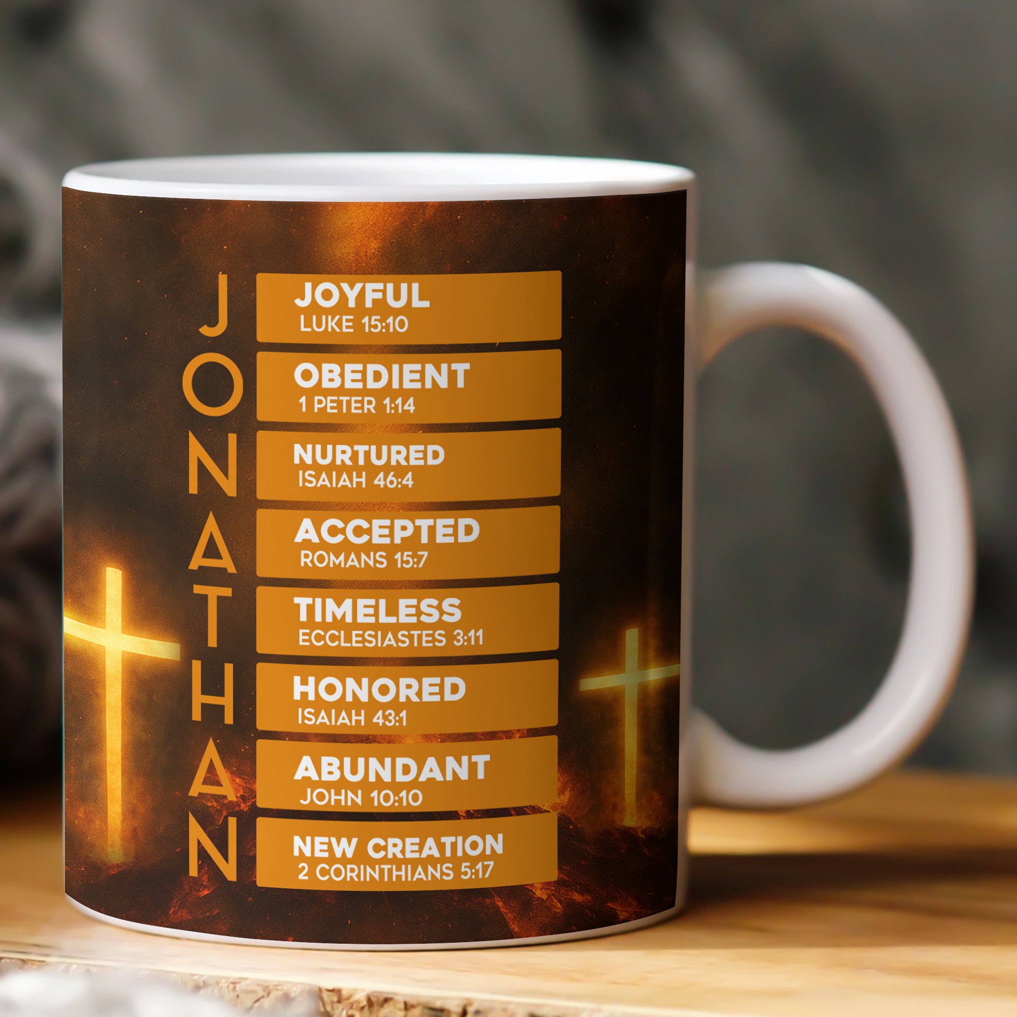 Put On The Full Armor Of God - Personalized Mug - Image 2