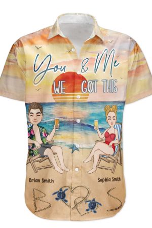 You And Me - Personalized Hawaiian Shirt